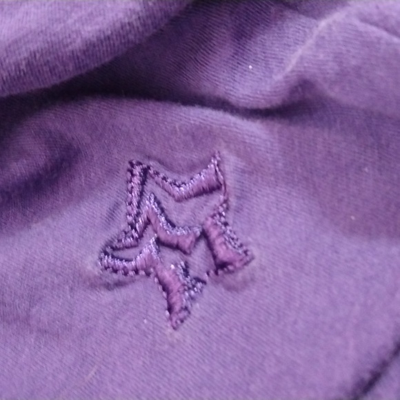 PURPLE Nollie Basic V-Neck Tee - Picture 4 of 4